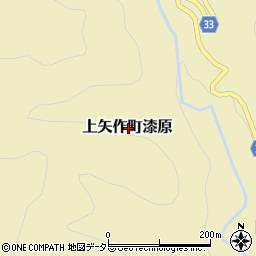 岐阜県恵那市上矢作町漆原周辺の地図