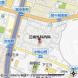 愛知県小牧市曙町70周辺の地図