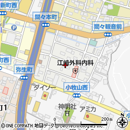 愛知県小牧市曙町82周辺の地図