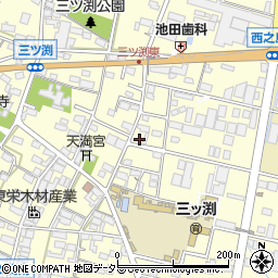 愛知県小牧市三ツ渕1743周辺の地図
