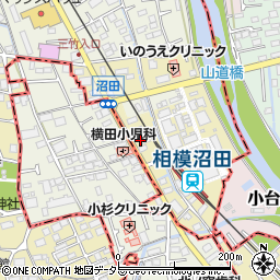 神奈川県南足柄市北ノ窪周辺の地図