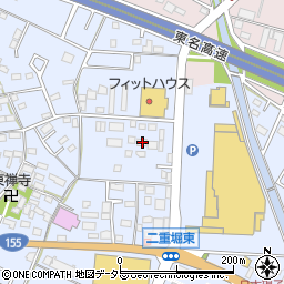 愛知県小牧市二重堀184周辺の地図