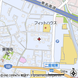 愛知県小牧市二重堀182周辺の地図