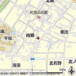 愛知県一宮市千秋町町屋南郷1255周辺の地図