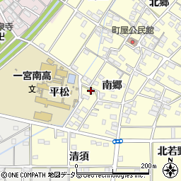 愛知県一宮市千秋町町屋清須海道周辺の地図