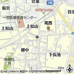 愛知県一宮市蓮池467周辺の地図