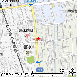 神奈川県小田原市中曽根44周辺の地図