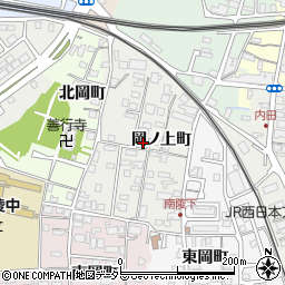 京都府福知山市岡ノ99周辺の地図