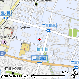 愛知県小牧市二重堀783周辺の地図