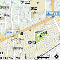カレーハウスＣｏＣｏ壱番屋一宮昭和店周辺の地図