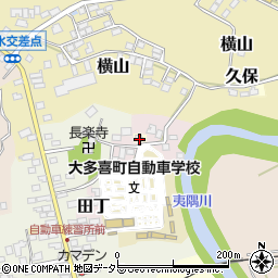 千葉県夷隅郡大多喜町久保208周辺の地図