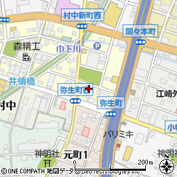 愛知県小牧市弥生町178周辺の地図