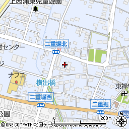 愛知県小牧市二重堀638-86周辺の地図