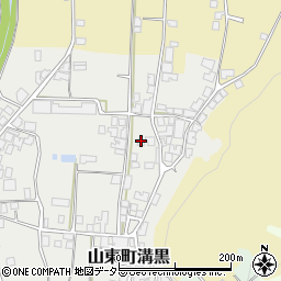 兵庫県朝来市山東町溝黒489周辺の地図