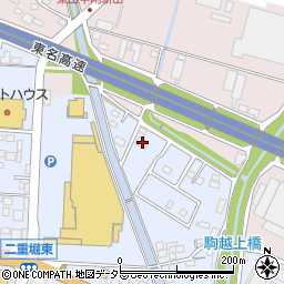 愛知県小牧市二重堀73周辺の地図