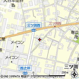 愛知県小牧市三ツ渕942-2周辺の地図