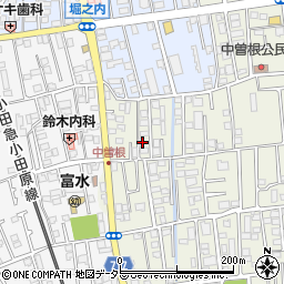 神奈川県小田原市中曽根49-1周辺の地図
