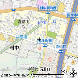 愛知県小牧市弥生町114-1周辺の地図