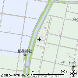 岐阜県羽島市上中町午北266周辺の地図