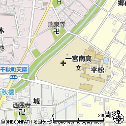愛知県一宮市千秋町小山観音堂周辺の地図