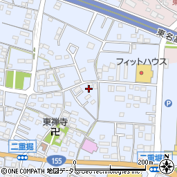 愛知県小牧市二重堀479周辺の地図
