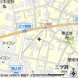 愛知県小牧市三ツ渕925周辺の地図