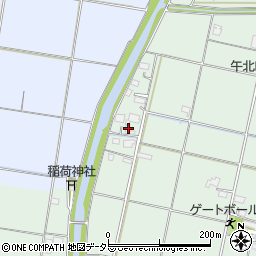 岐阜県羽島市上中町午北267周辺の地図