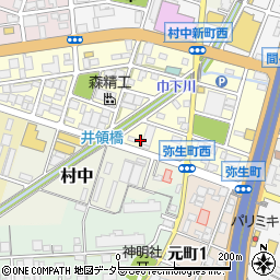 愛知県小牧市弥生町109周辺の地図