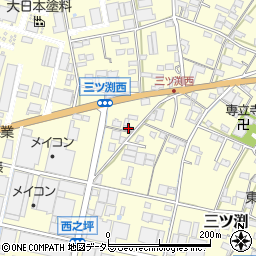 愛知県小牧市三ツ渕912周辺の地図