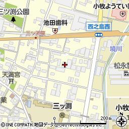 愛知県小牧市三ツ渕1713周辺の地図