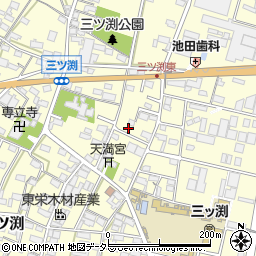 愛知県小牧市三ツ渕462周辺の地図