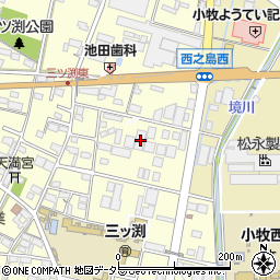 愛知県小牧市三ツ渕1714周辺の地図