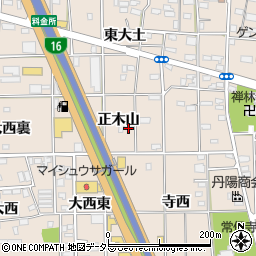 愛知県一宮市浅野正木山27周辺の地図