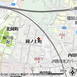 京都府福知山市岡ノ上町40周辺の地図