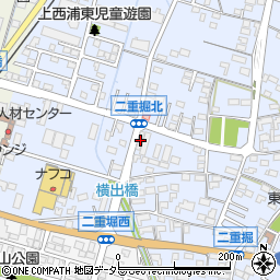 愛知県小牧市二重堀638-44周辺の地図