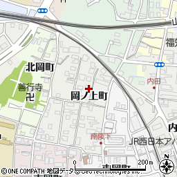 京都府福知山市岡ノ上町104周辺の地図