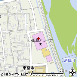 小田原市　体育協会（公益財団法人）周辺の地図