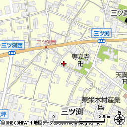 愛知県小牧市三ツ渕344周辺の地図