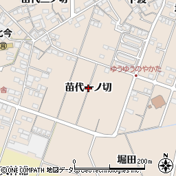 愛知県一宮市北今（苗代一ノ切）周辺の地図