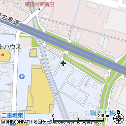 愛知県小牧市二重堀72周辺の地図