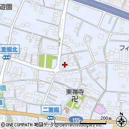 愛知県小牧市二重堀526周辺の地図