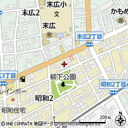 愛知県一宮市昭和2丁目2周辺の地図