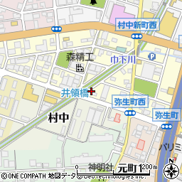 愛知県小牧市弥生町108周辺の地図