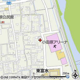 神奈川県小田原市中曽根309周辺の地図