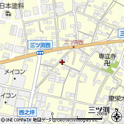 愛知県小牧市三ツ渕923周辺の地図