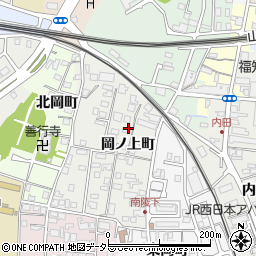 京都府福知山市岡ノ105周辺の地図