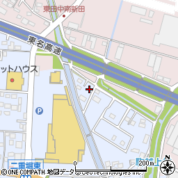 愛知県小牧市二重堀77周辺の地図