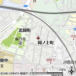 京都府福知山市岡ノ上町119周辺の地図