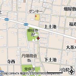 愛知県一宮市浅野前林11周辺の地図