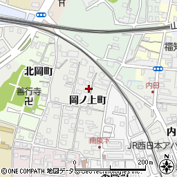 京都府福知山市岡ノ105-1周辺の地図
